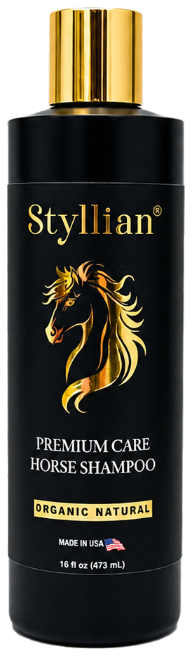 Styllian Premium Care horse shampoo, 16 oz bottle
